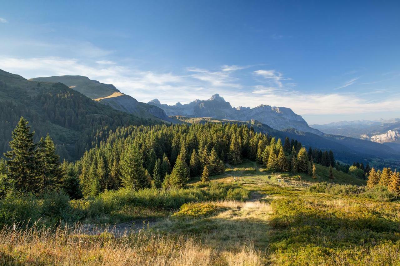 Les Clochettes Villa Megève Exteriör bild