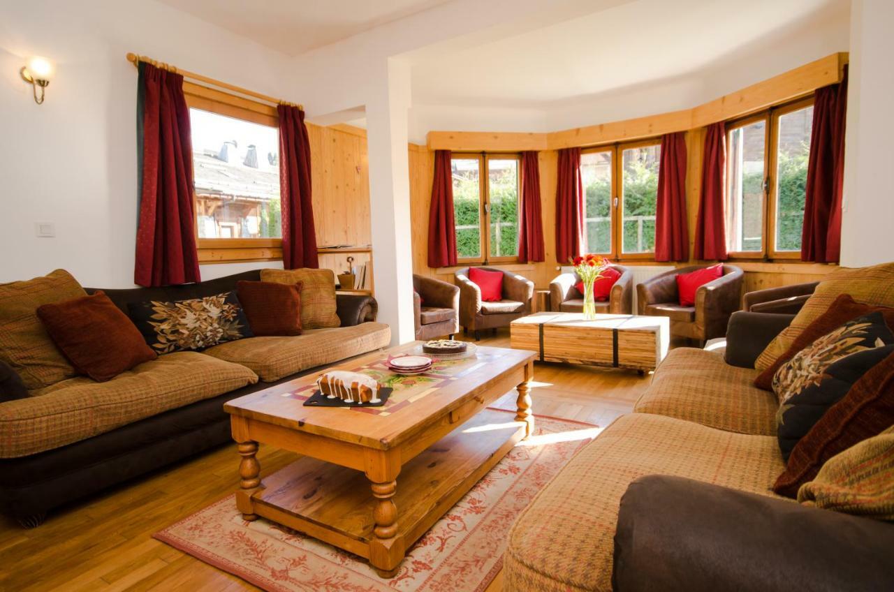 Les Clochettes Villa Megève Exteriör bild