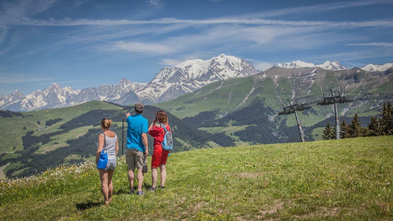 Les Clochettes Villa Megève Exteriör bild