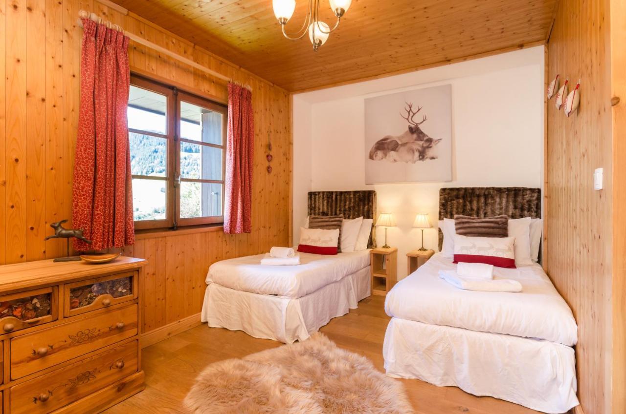 Les Clochettes Villa Megève Exteriör bild