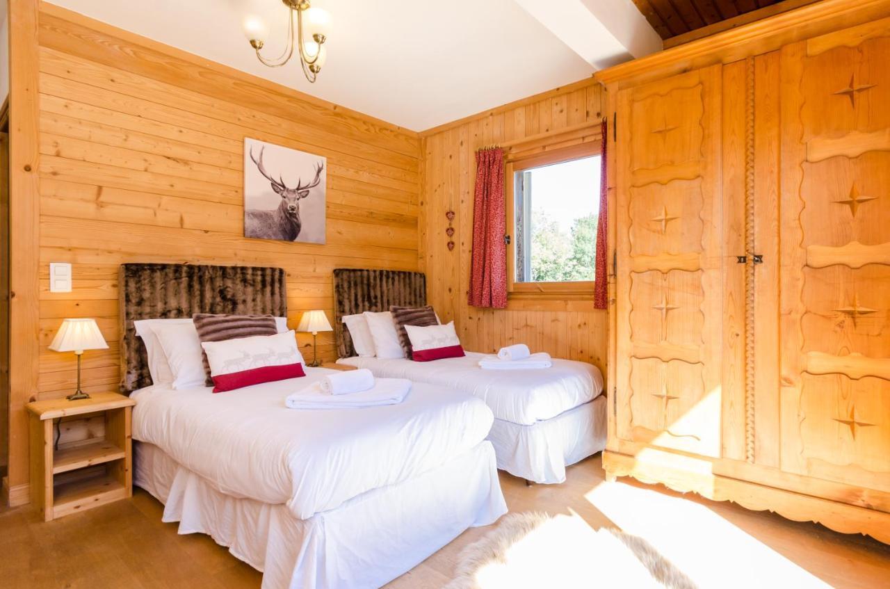 Les Clochettes Villa Megève Exteriör bild