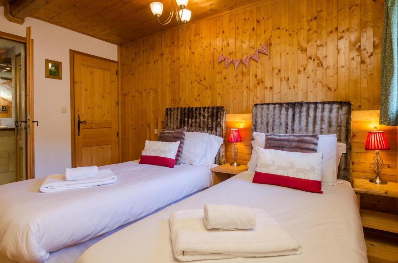 Les Clochettes Villa Megève Exteriör bild