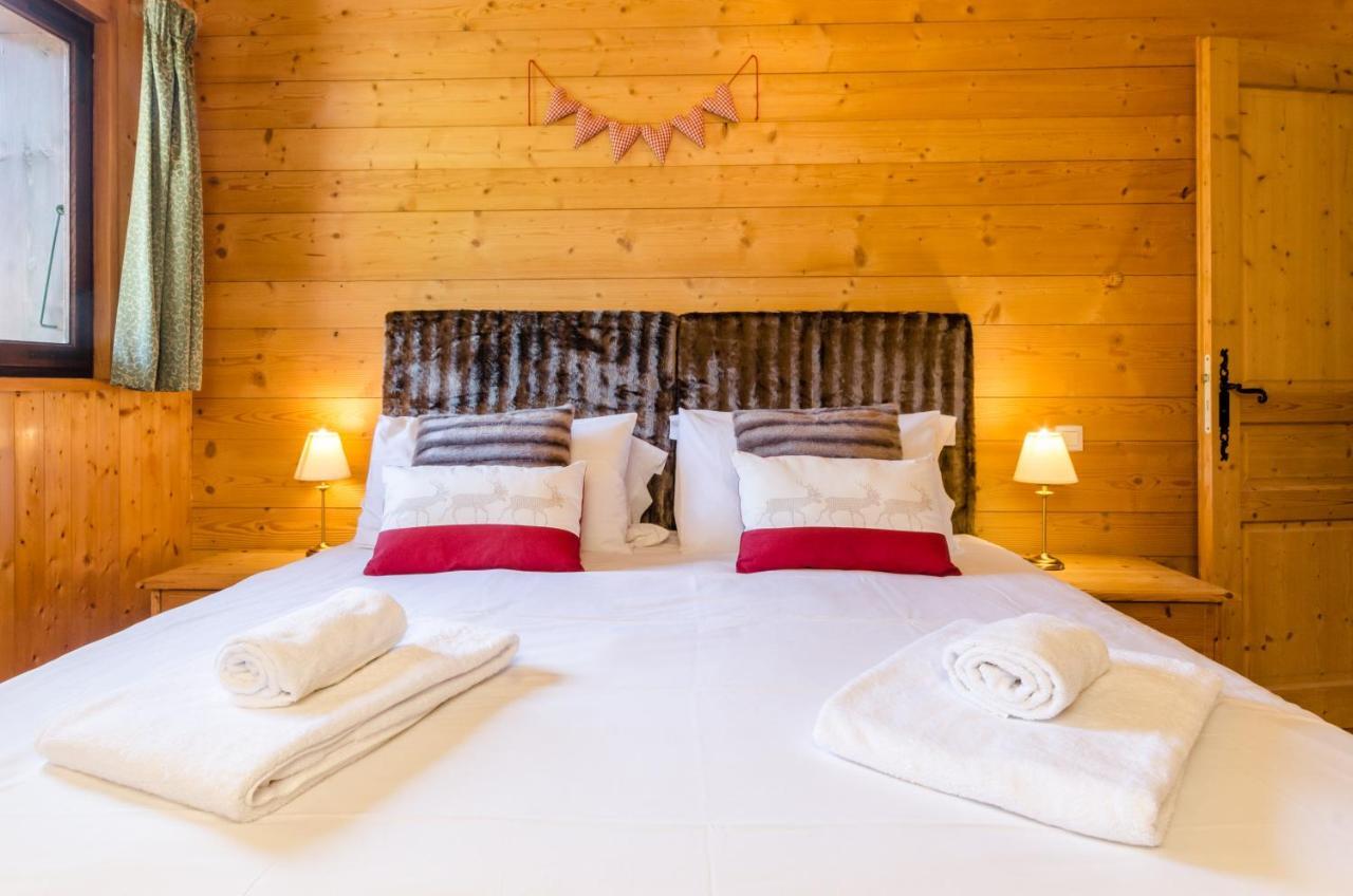 Les Clochettes Villa Megève Exteriör bild